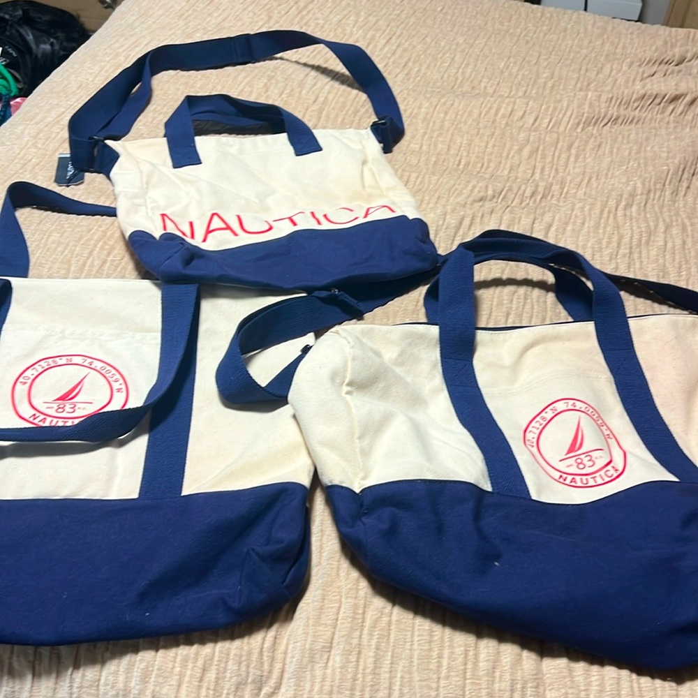 3 Piece Nautica Travel Bags